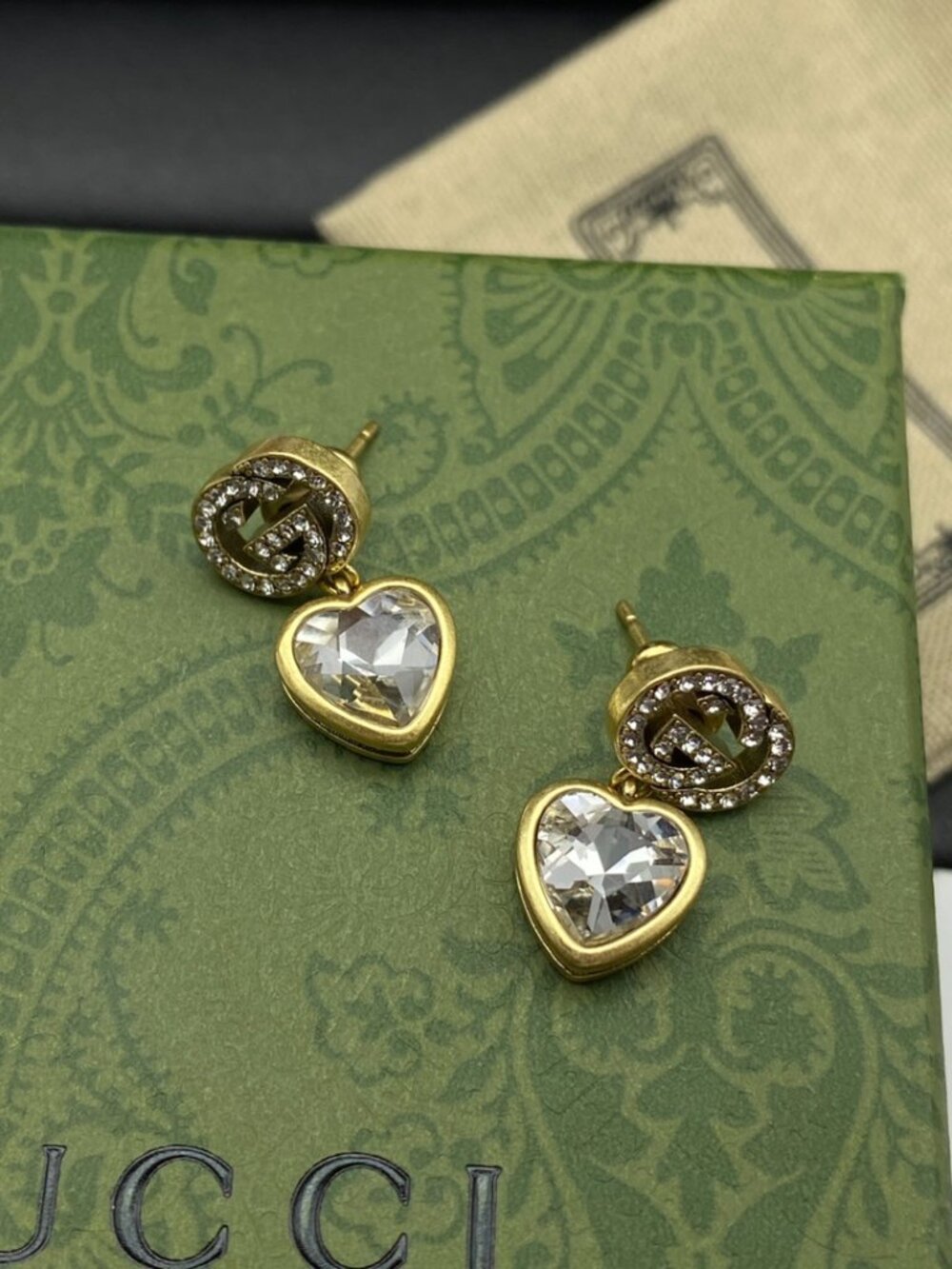 Gucci Gold Love Earrings